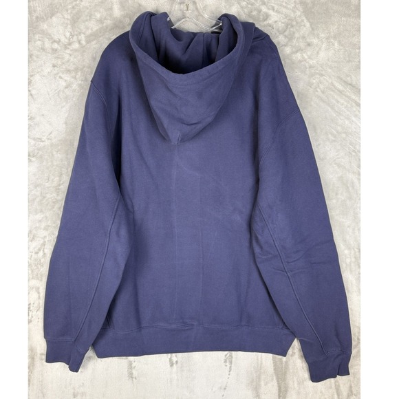 Vineyard Vines Clean Fleece Hoodie Nautical Navy Mens XL Athletic Pullover - Picture 2 of 8